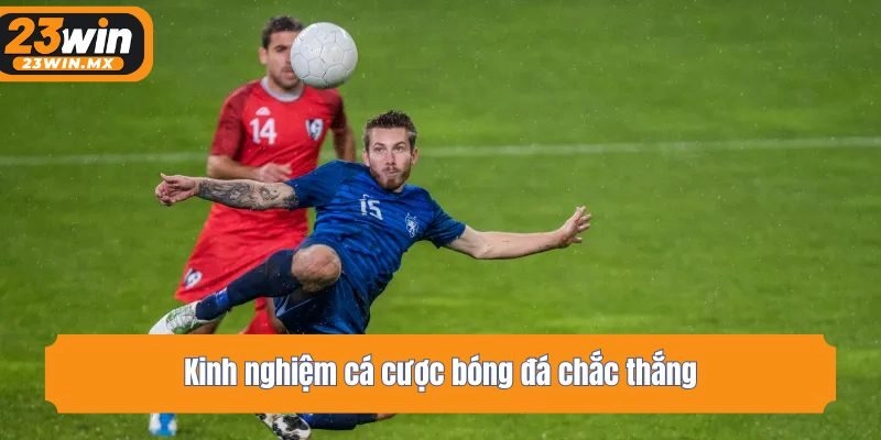 Kinh nghiệm cá cược bóng đá chắc thắng